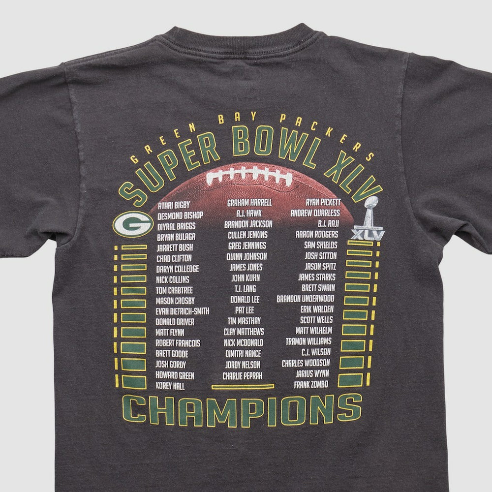 Green Bay Packers Reebok 2011 T-shirt - Black Vintage - Fanatics