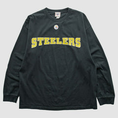 Pittsburgh Steelers NFL 2000s Long Sleeve T-shirt - Black Vintage - Fanatics