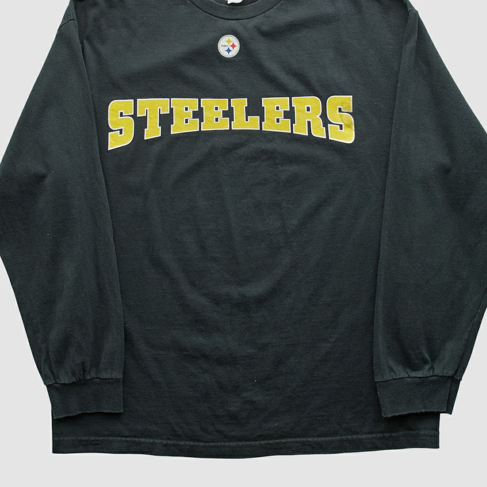 Pittsburgh Steelers NFL 2000s Long Sleeve T-shirt - Black Vintage - Fanatics