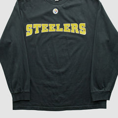 Pittsburgh Steelers NFL 2000s Long Sleeve T-shirt - Black Vintage - Fanatics