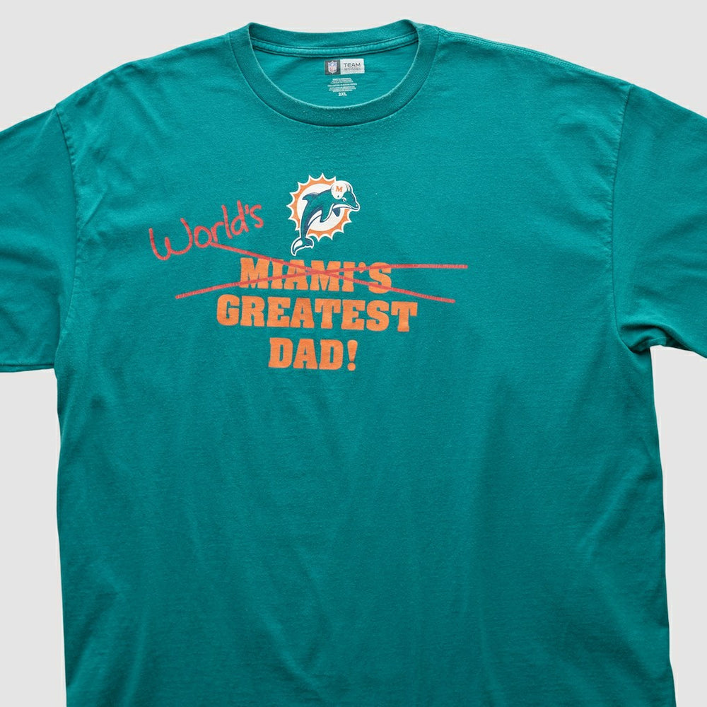 Miami Dolphins NFL 2010s T-shirt - Teal Vintage - Fanatics