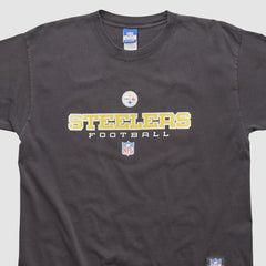 Pittsburgh Steelers Reebok 2000s T-shirt - Black Vintage - Fanatics