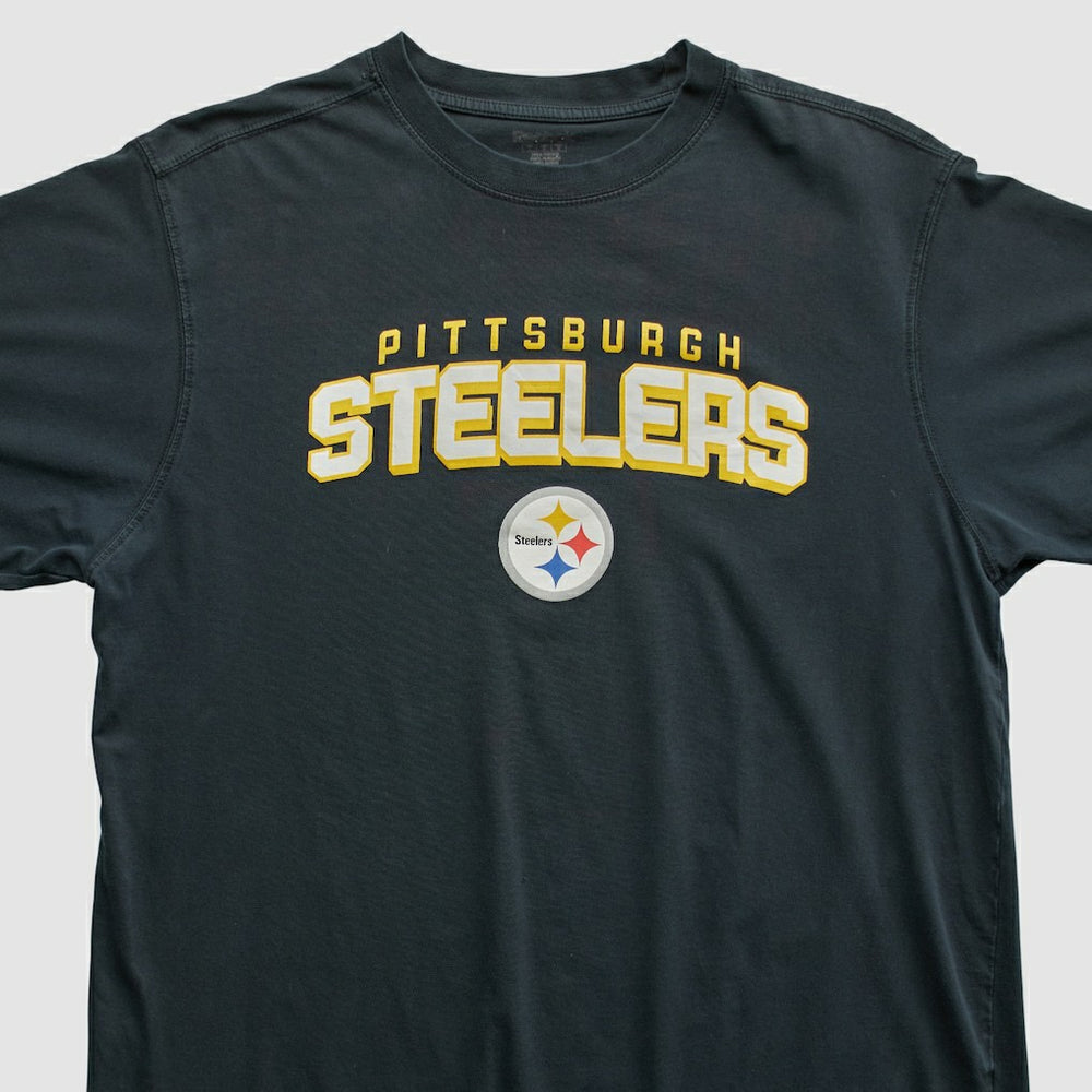 Pittsburgh Steelers Reebok 2000s T-shirt - Black Vintage - Fanatics