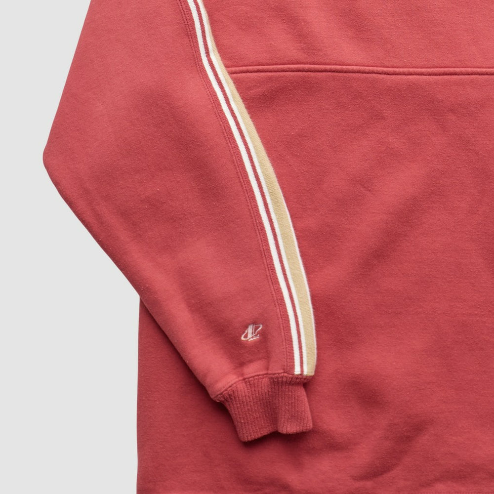 San Francisco 49ers NFL 2000s 1/4 Zip Sweatshirt - Red Vintage - Fanatics