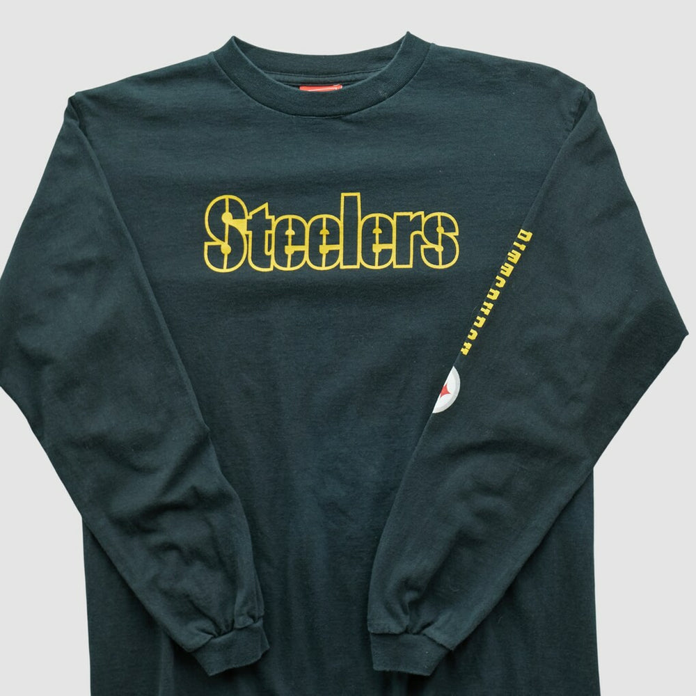 Pittsburgh Steelers NFL 2000s Long Sleeve T-shirt - Black Vintage - Fanatics