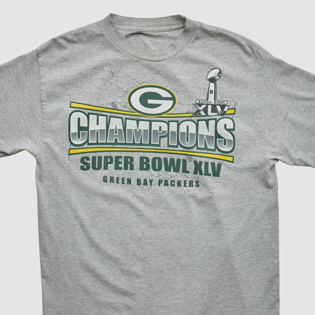 Green Bay Packers 2011 T-shirt - Heather Gray Vintage - Fanatics