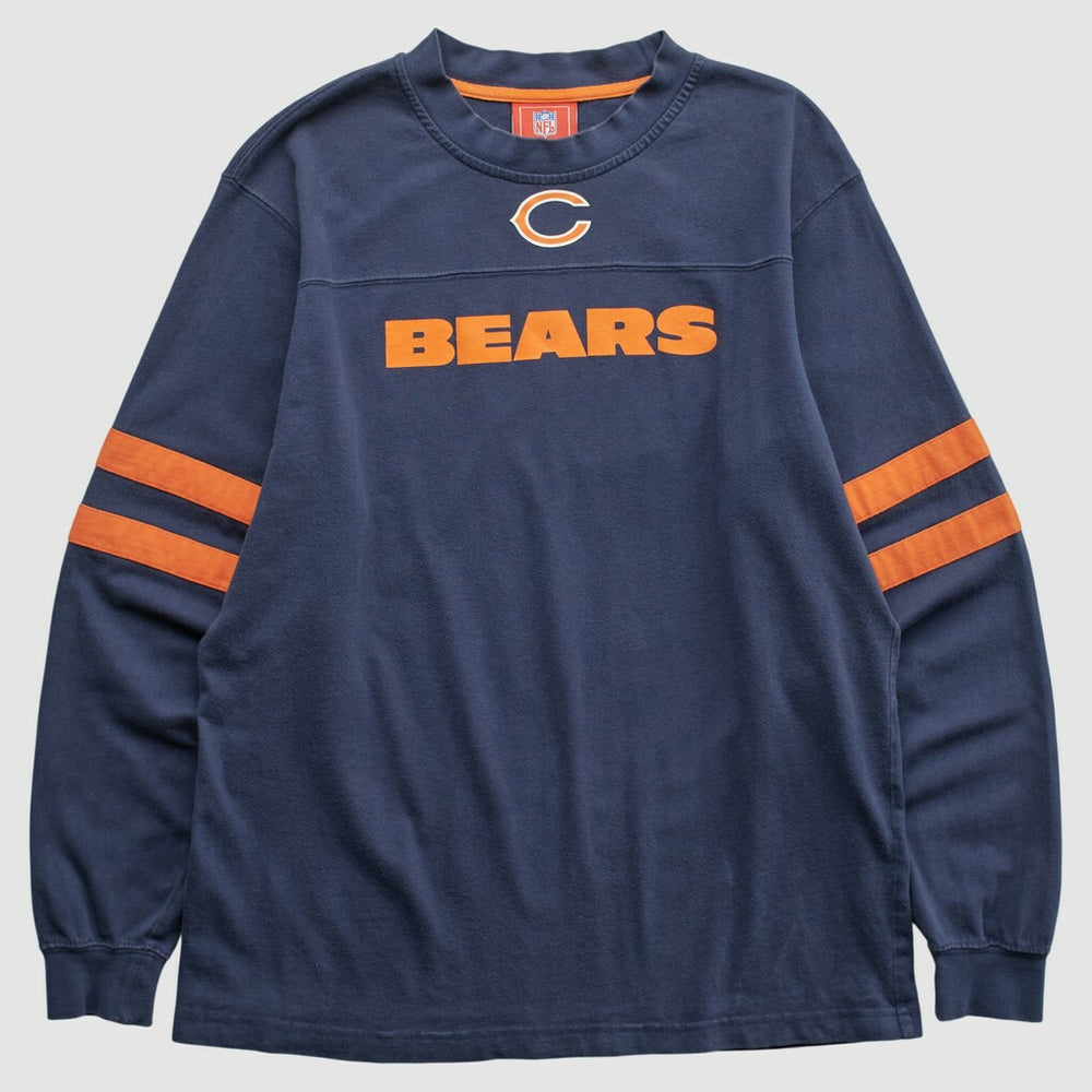 Chicago Bears NFL 2000s Long Sleeve T-shirt - Navy Vintage - Fanatics