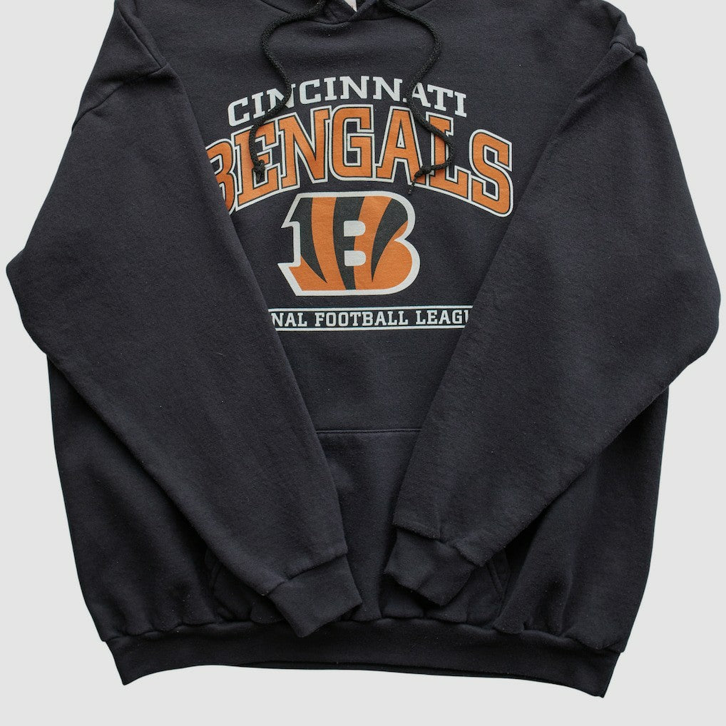 Cincinnati Bengals NFL 2010s Hooded Pullover Sweatshirt - Black Vintage - Fanatics