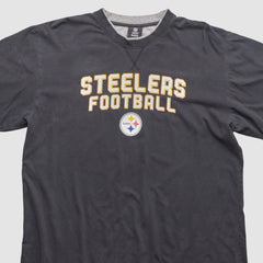 Pittsburgh Steelers Reebok 2010s Long Sleeve T-shirt - Black Vintage - Fanatics