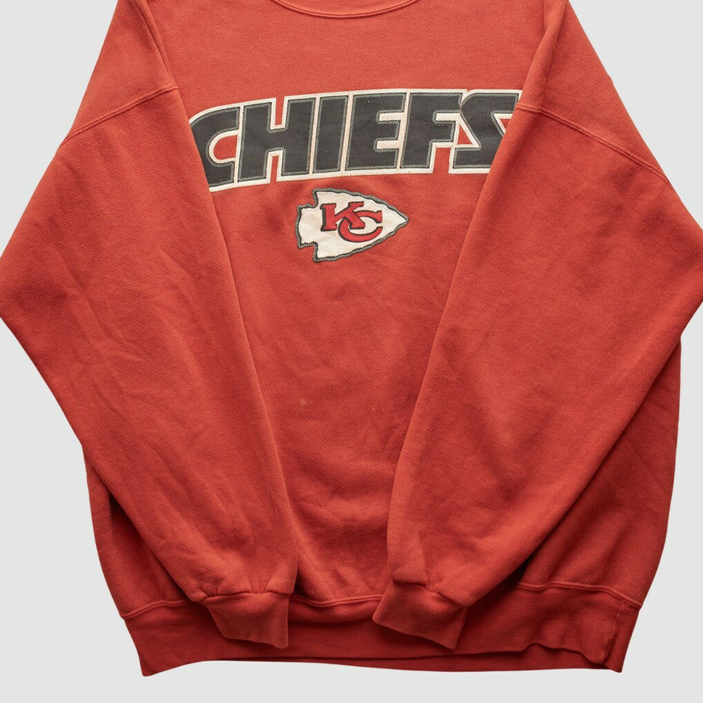 Kansas City Chiefs Lee Sport 2000s Pullover Sweatshirt - Red Vintage - Fanatics