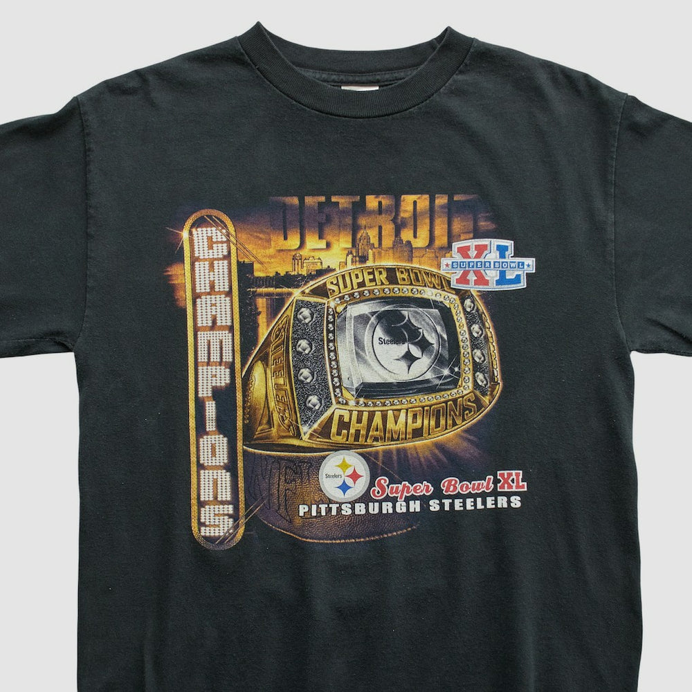 Pittsburgh Steelers Alstyle 2006 Long Sleeve T-shirt - Black Vintage - Fanatics
