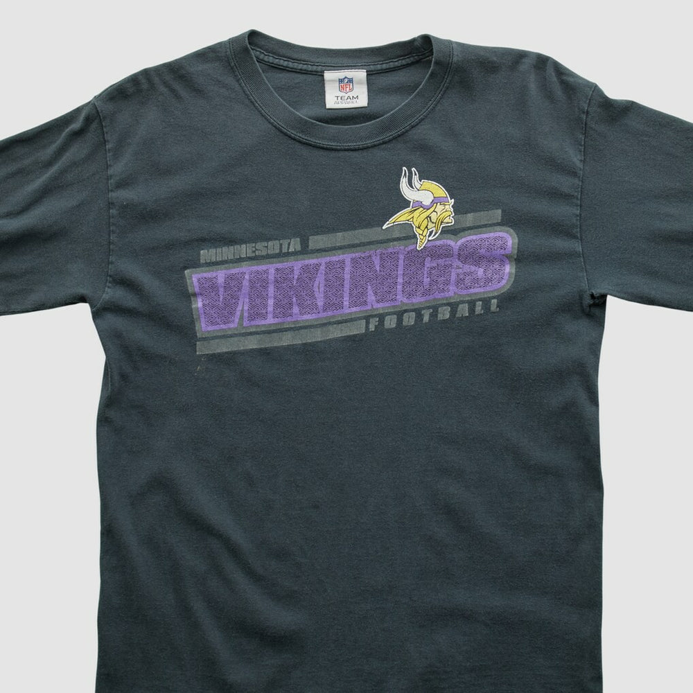 Minnesota Vikings NFL 2010s Long Sleeve T-shirt - Charcoal Vintage - Fanatics