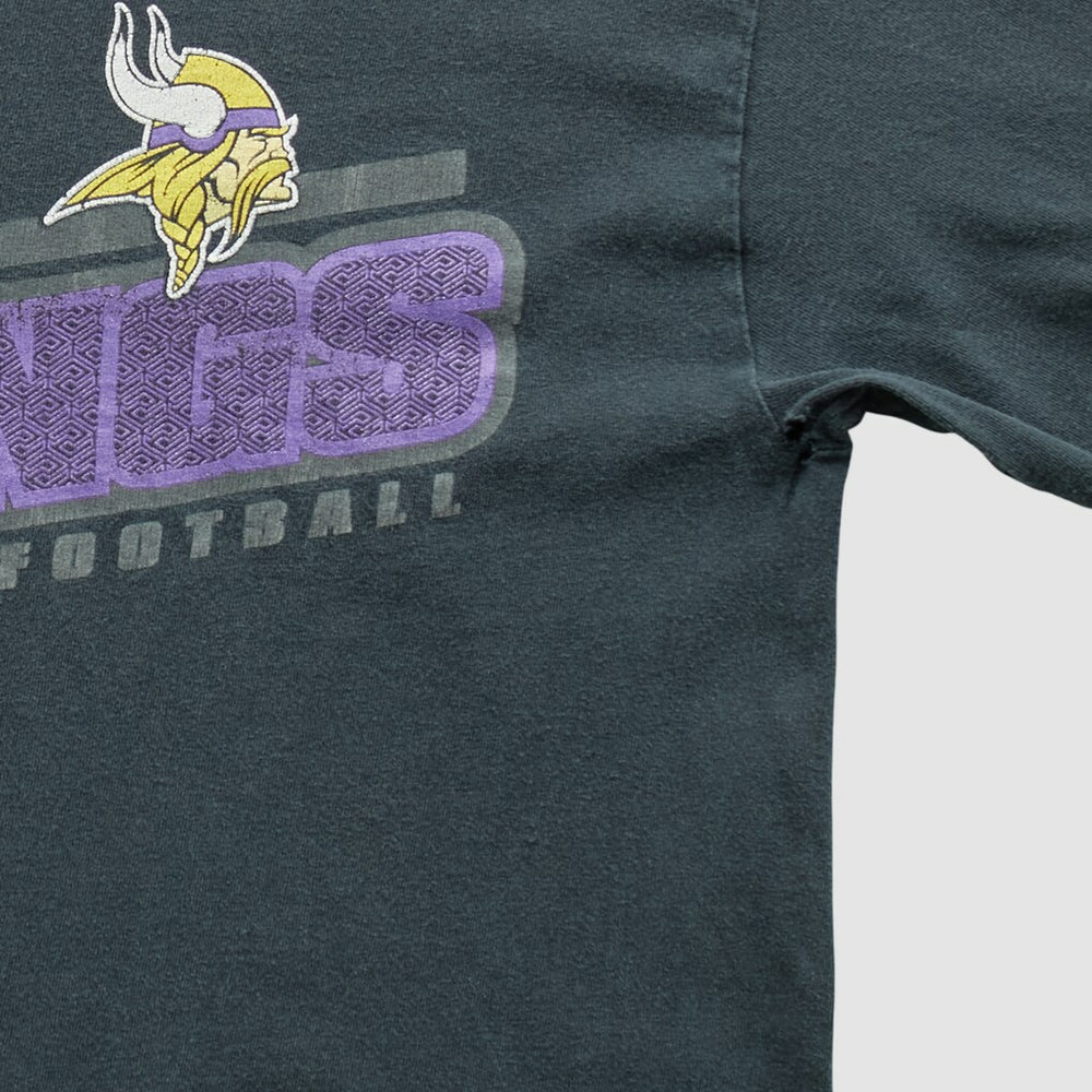 Minnesota Vikings NFL 2010s Long Sleeve T-shirt - Charcoal Vintage - Fanatics