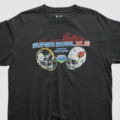 Superbowl XLIII NFL 2009 T-shirt - Black Vintage - Fanatics