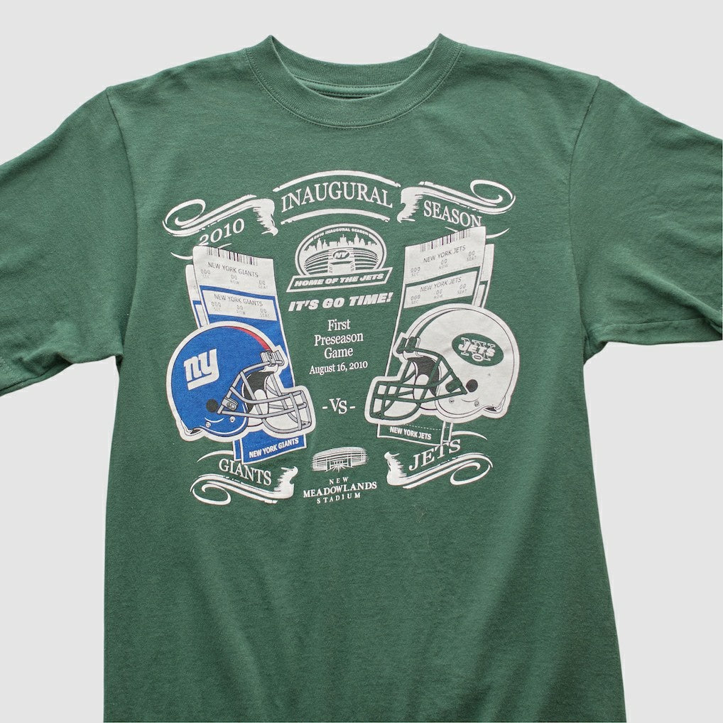 New York Jets Reebok 2010 T-shirt - Green Vintage - Fanatics