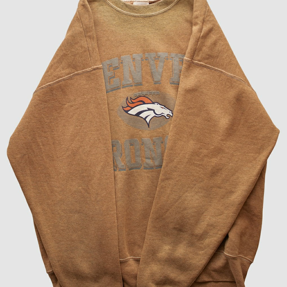 Denver Broncos Pro Player 90s Pullover Sweatshirt - Tan Vintage - Fanatics