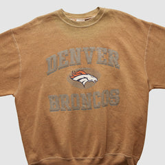 Denver Broncos Pro Player 90s Pullover Sweatshirt - Tan Vintage - Fanatics