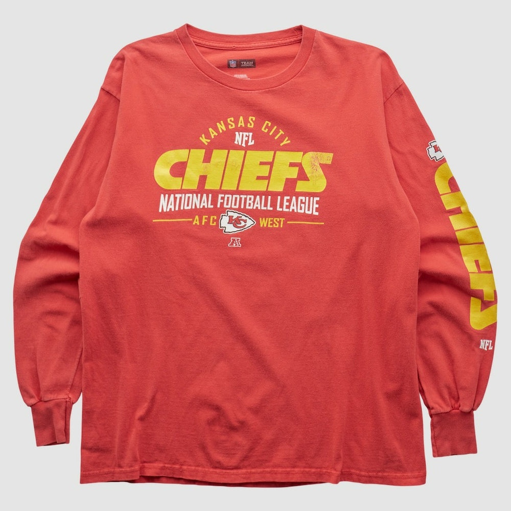 Kansas City Chiefs NFL 2010s Long Sleeve T-shirt - Red Vintage - Fanatics
