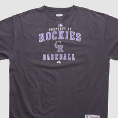 Colorado Rockies Majestic 2000s T-shirt Online