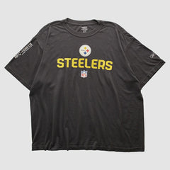 Pittsburgh Steelers Reebok 2000s T-shirt - Black Vintage - Fanatics