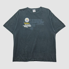 Pittsburgh Steelers NFL 2010s T-shirt - Charcoal Vintage - Fanatics