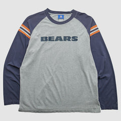 Chicago Bears NFL 2000s Long Sleeve T-shirt - Heather Gray Vintage - Fanatics