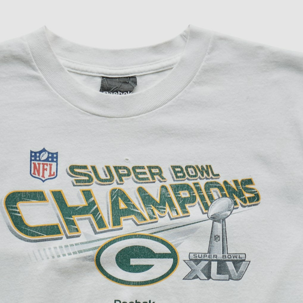 Green Bay Packers Reebok 2011 T-shirt - White Vintage - Fanatics