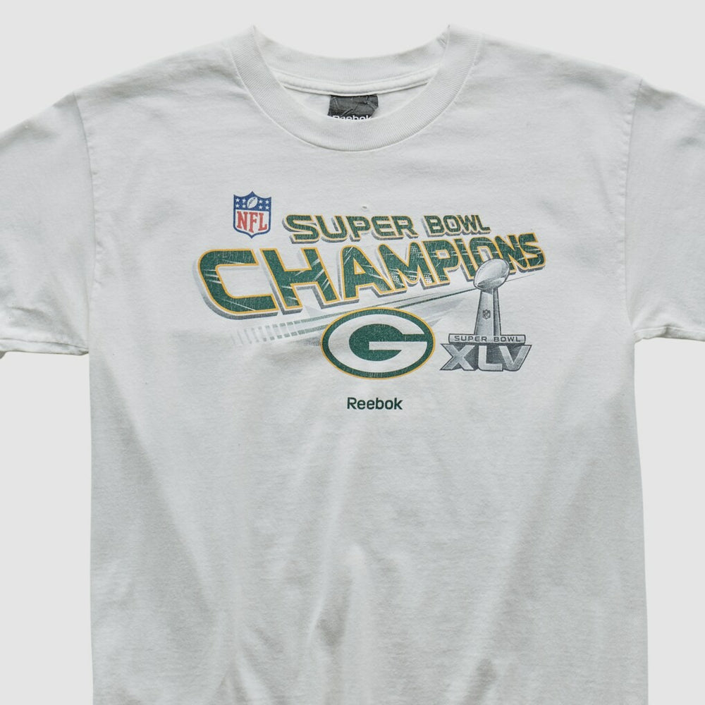 Green Bay Packers Reebok 2011 T-shirt - White Vintage - Fanatics