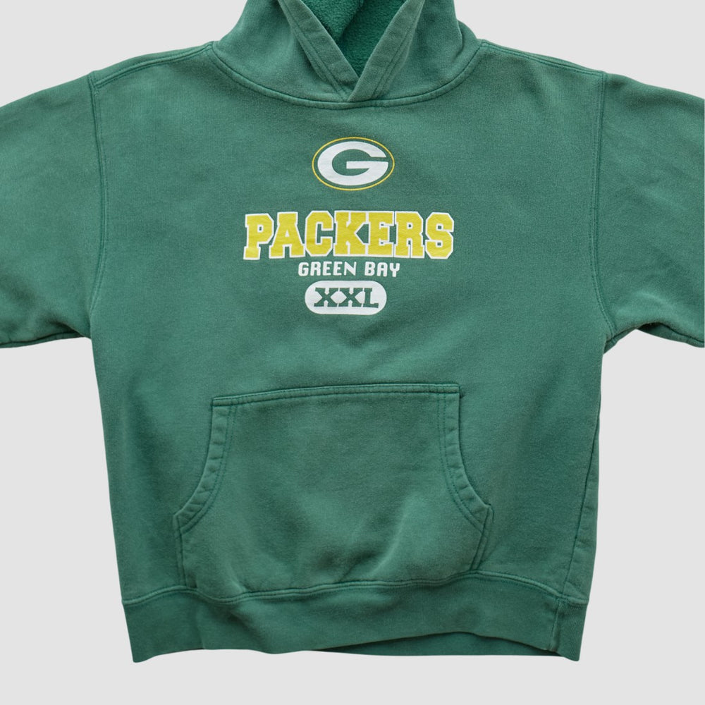 Green Bay Packers NFL 2000s Hooded Sweatshirt - Green Vintage - Fanatics