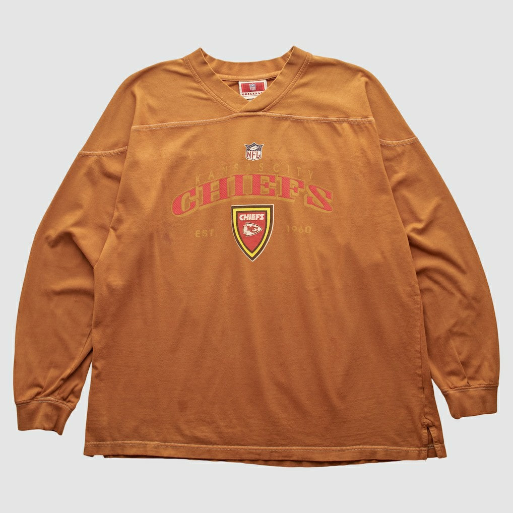 Kansas City Chiefs NFL 2000s Pullover Sweatshirt - Brown Vintage - Fanatics