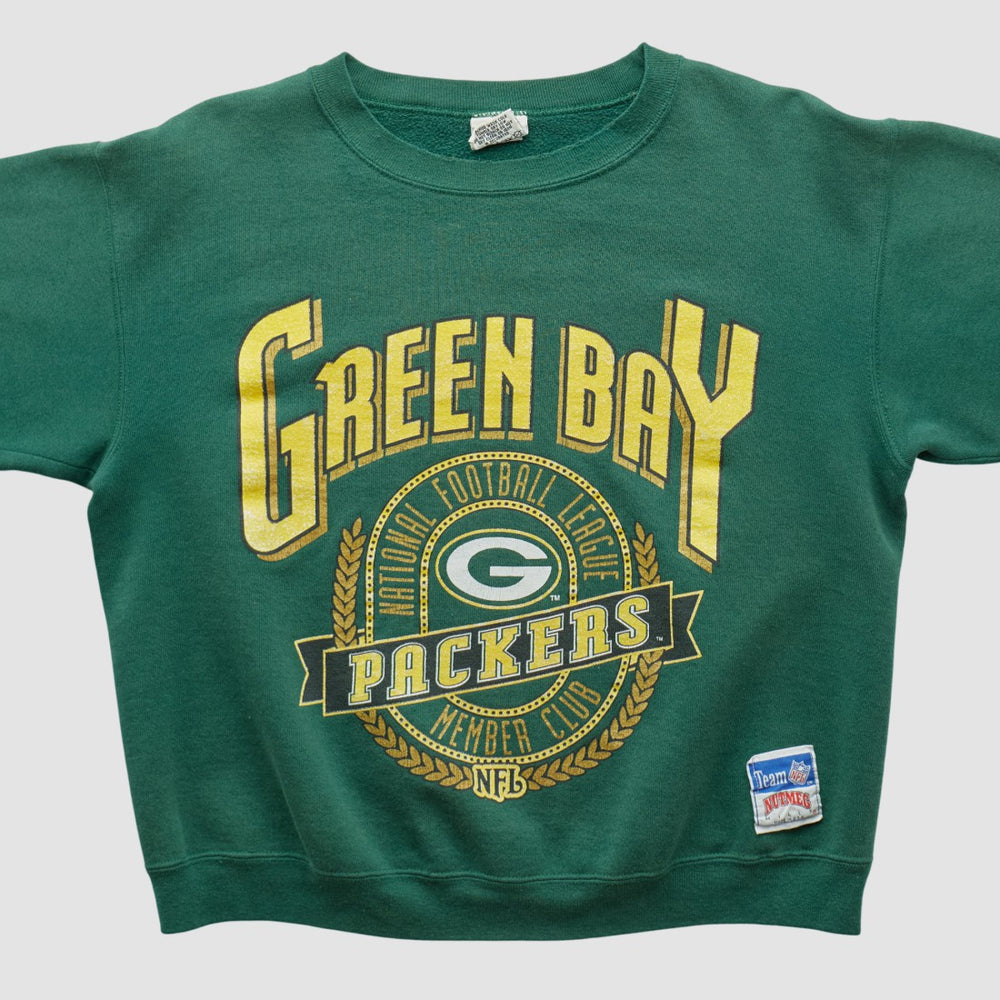 Green Bay Packers Nutmeg Mills 90s Sweatshirt - Green Vintage - Fanatics