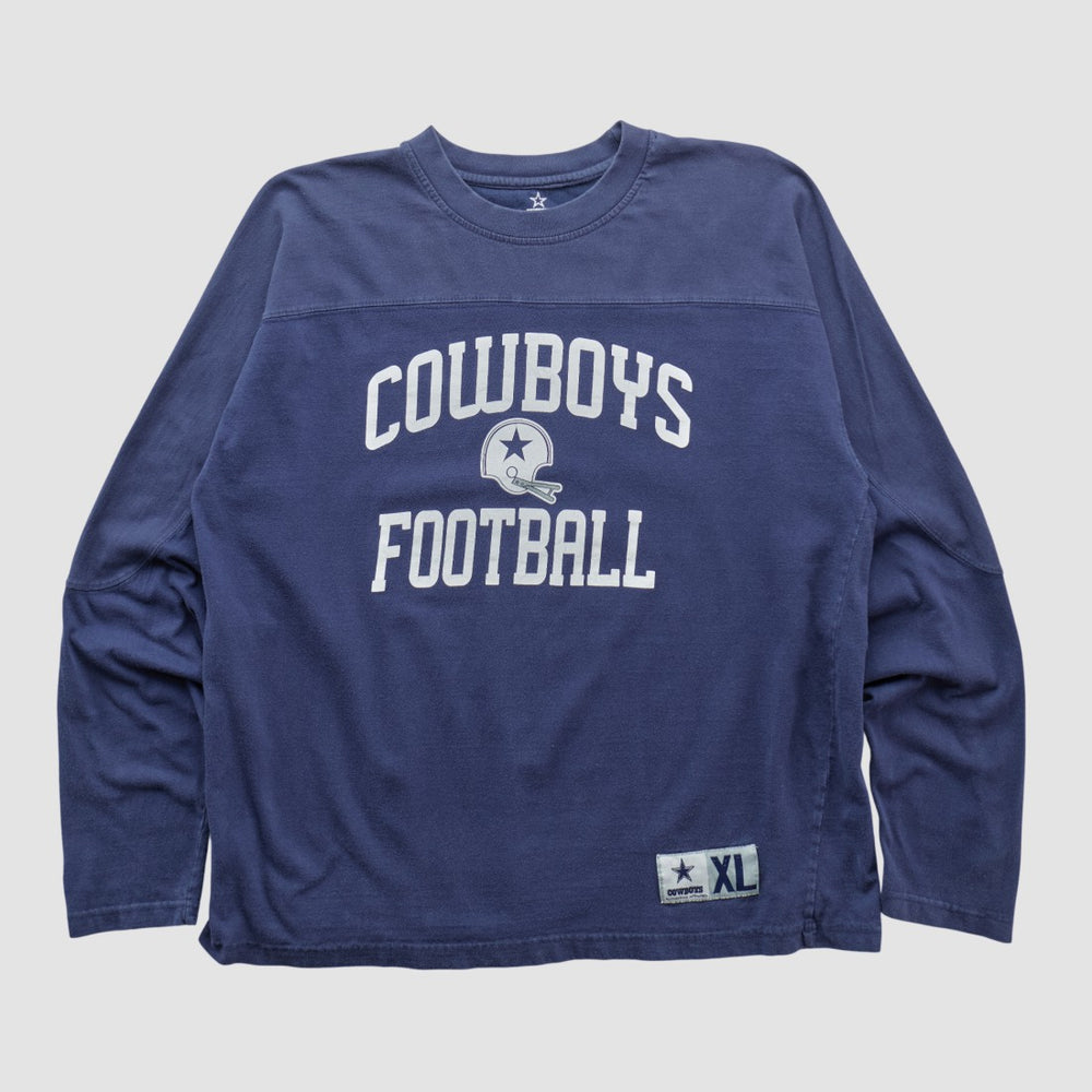 Dallas Cowboys Cowboys Authentic Apparel 2000s Long Sleeve T-shirt - Navy Vintage - Fanatics