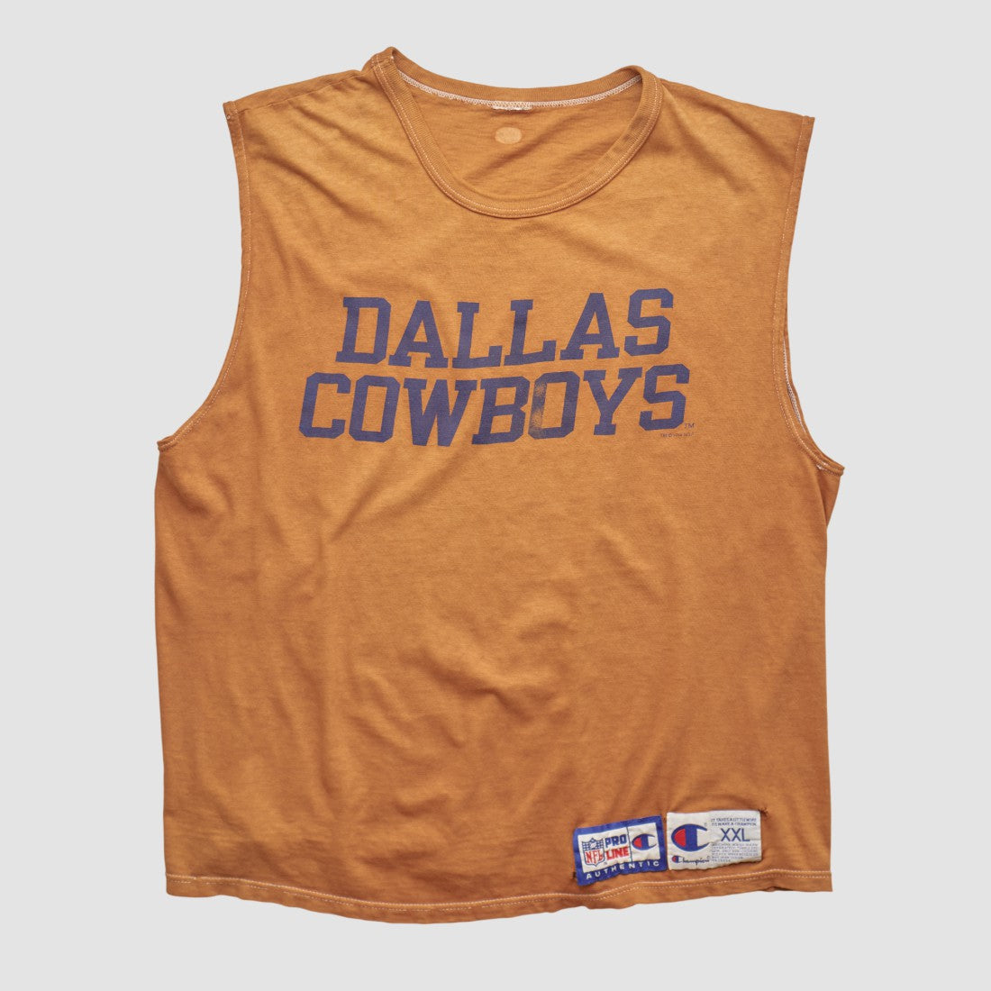 Dallas Cowboys Champion 1994 Tank - Orange Vintage - Fanatics