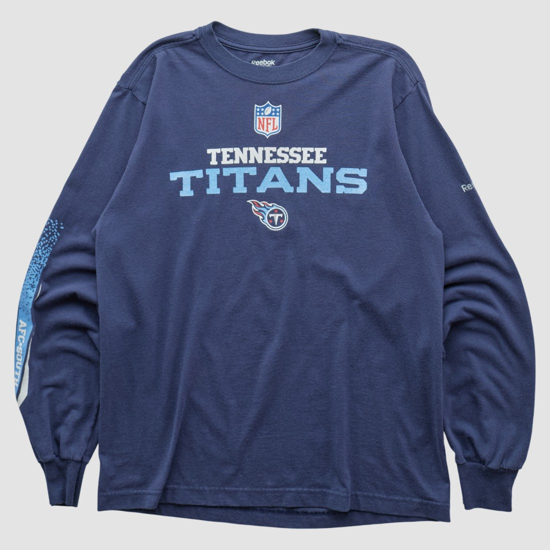 Tennessee Titans Reebok 2000s Long Sleeve T-shirt - Navy Vintage - Fanatics