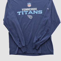 Tennessee Titans Reebok 2000s Long Sleeve T-shirt - Navy Vintage - Fanatics