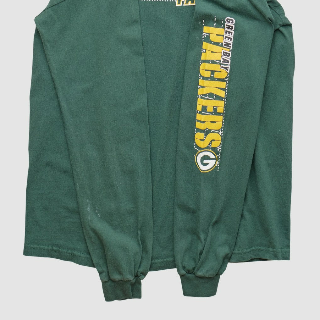 Green Bay Packers NFL 2000s Long Sleeve T-shirt - Green Vintage - Fanatics