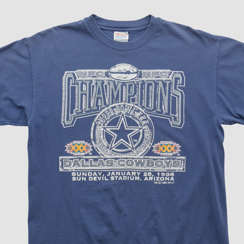 Dallas Cowboys Hanes 1996 T-shirt - Navy Vintage - Fanatics