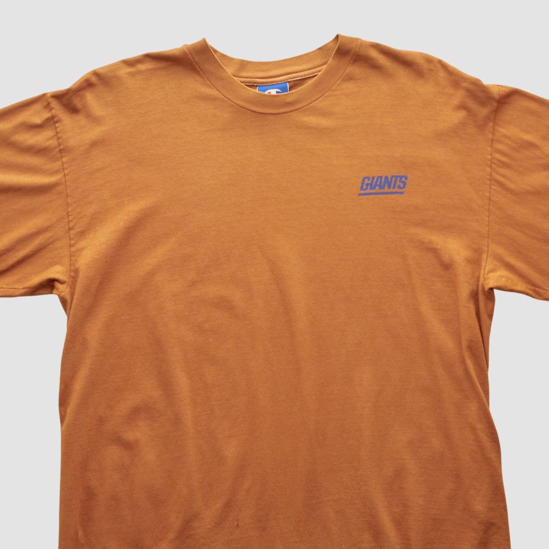 New York Giants Champion 2000s Long Sleeve T-shirt - Orange Vintage - Fanatics