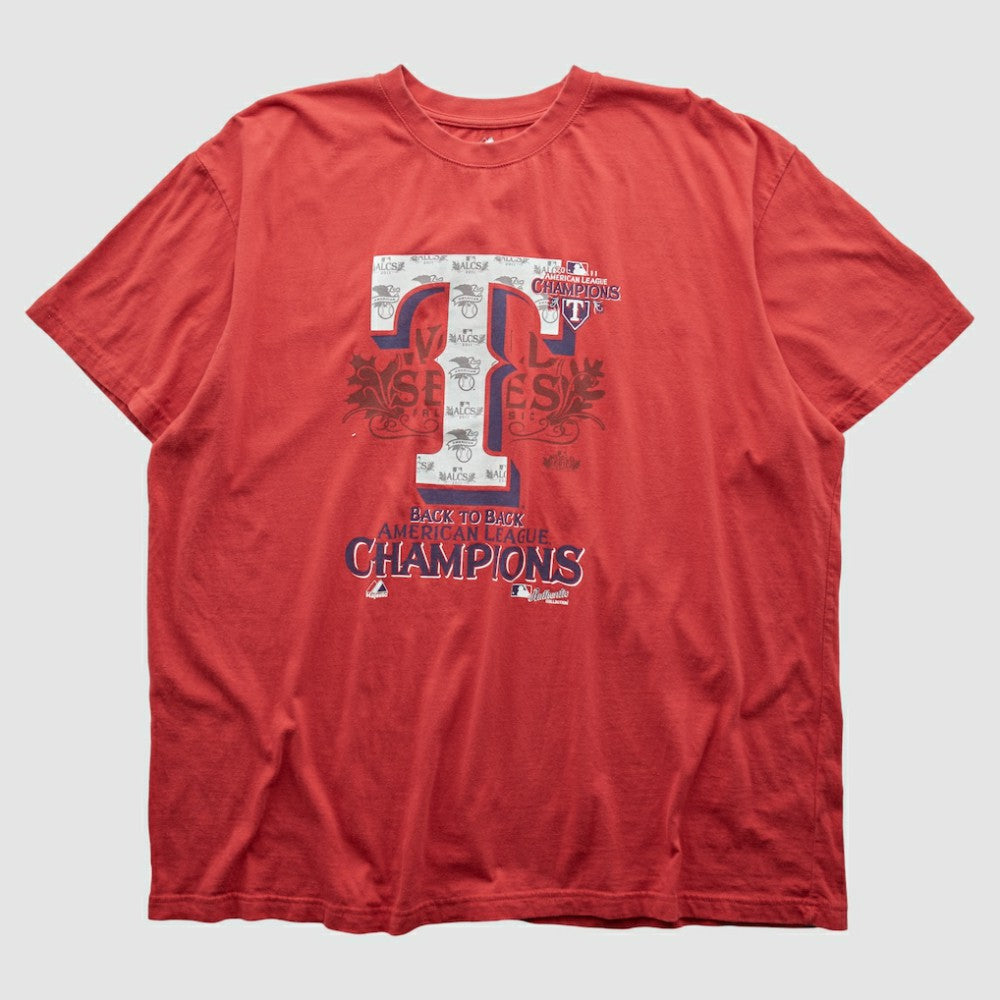 Texas Rangers Majestic 2011 T-shirt Outlet