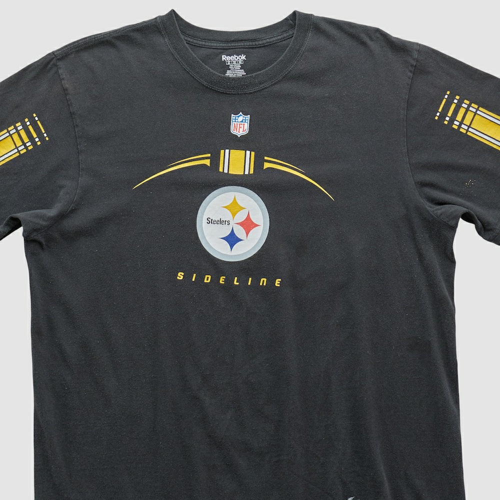Pittsburgh Steelers Reebok 2000s T-shirt - Black Vintage - Fanatics