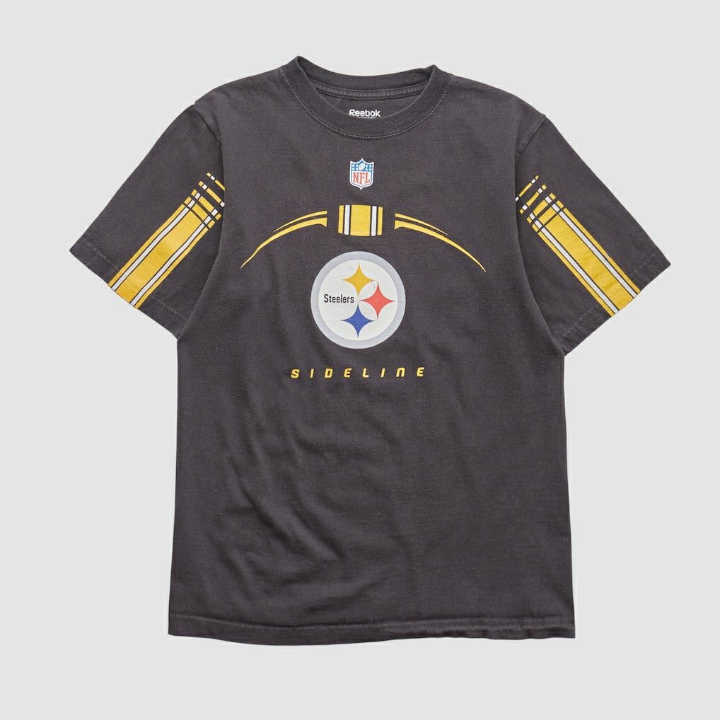 Pittsburgh Steelers Reebok 2000s T-shirt - Black Vintage - Fanatics
