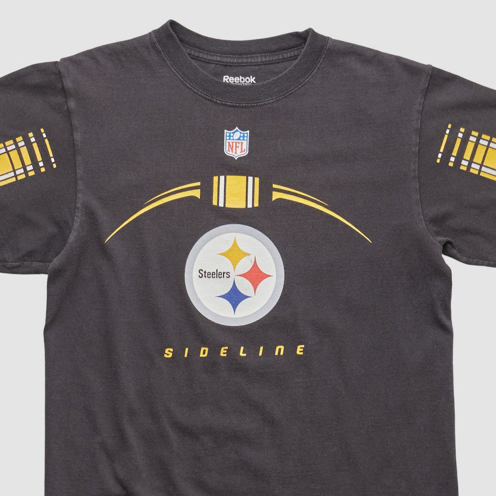 Pittsburgh Steelers Reebok 2000s T-shirt - Black Vintage - Fanatics