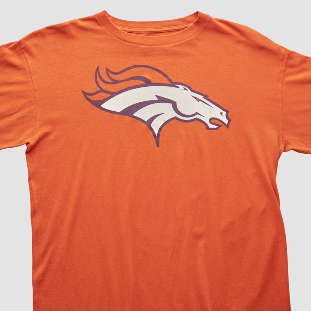 Denver Broncos NFL 2000s Long Sleeve T-shirt - Orange Vintage - Fanatics