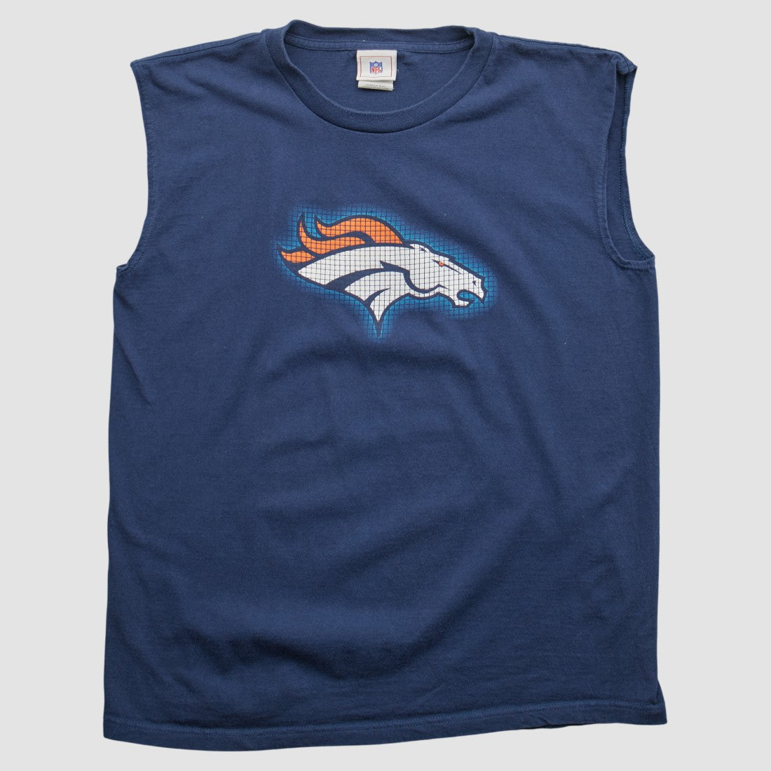 Denver Broncos NFL 2000s Tank - Navy Vintage - Fanatics
