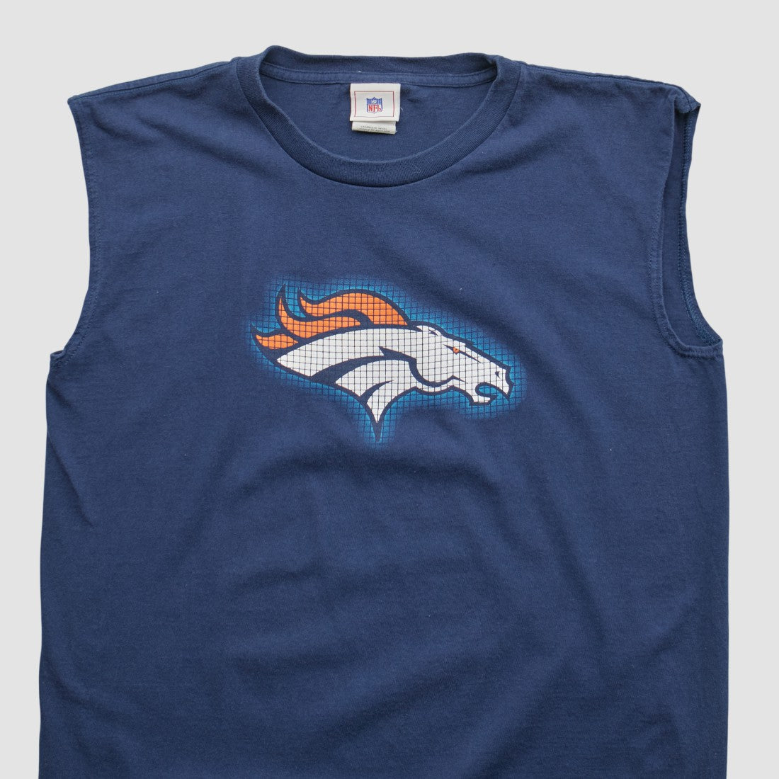 Denver Broncos NFL 2000s Tank - Navy Vintage - Fanatics