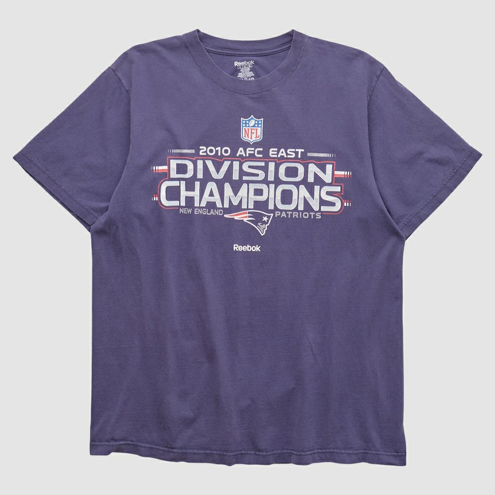 New England Patriots Reebok 2010 T-shirt - Purple Vintage - Fanatics