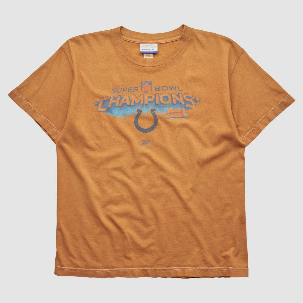 Indianapolis Colts Reebok 2007 T-shirt - Orange Vintage - Fanatics