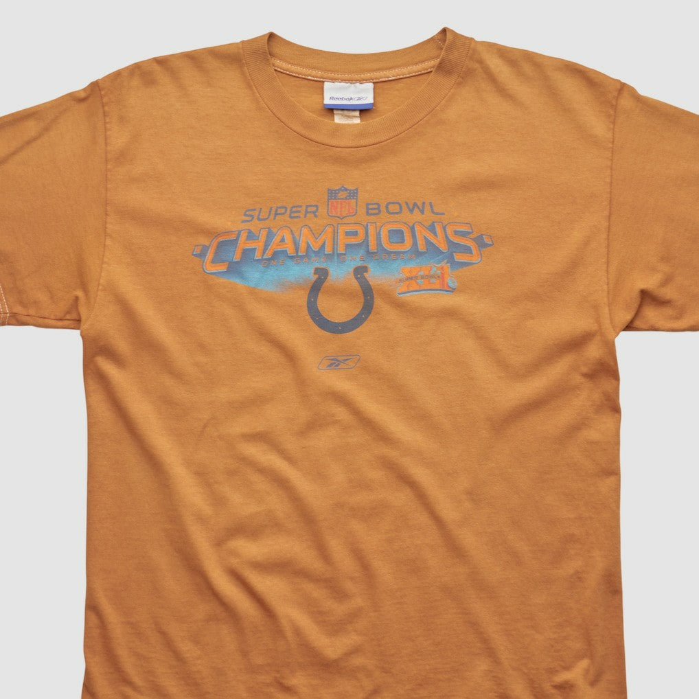 Indianapolis Colts Reebok 2007 T-shirt - Orange Vintage - Fanatics
