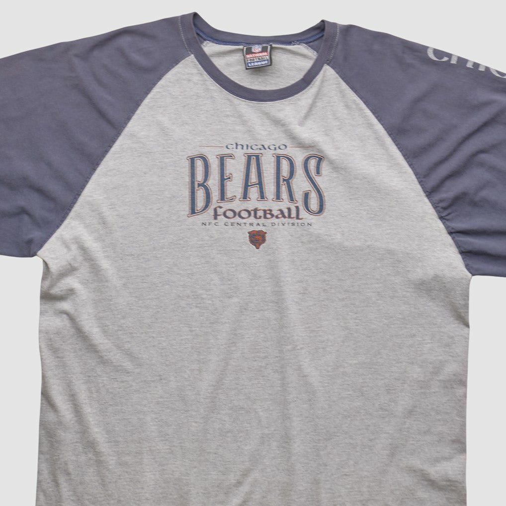 Chicago Bears NFL 2000s Long Sleeve T-shirt - Heather Gray Vintage - Fanatics