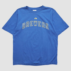 Milwaukee Brewers Majestic 2000s T-shirt Near Me